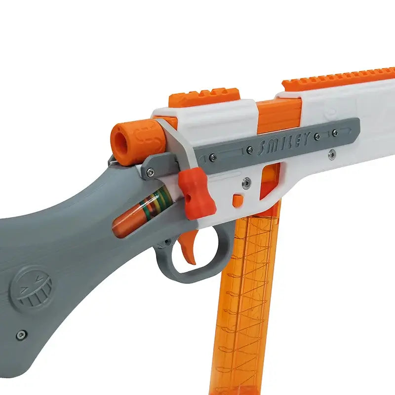 Smiley Mag-Fed Bolt Action 3D Printed Foam Dart Blaster Kit-P320GelBlaster-P320GelBlaster