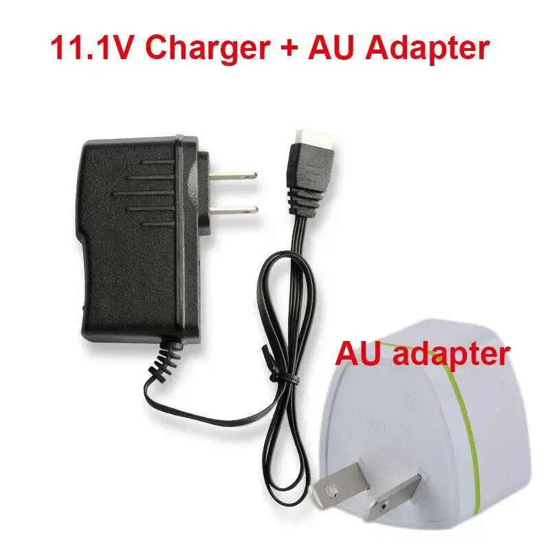 11.1V 1800mAh Lipo Battery w/ USB Charger & US/UK/EU/AU Plug-P320GelBlaster-P320GelBlaster