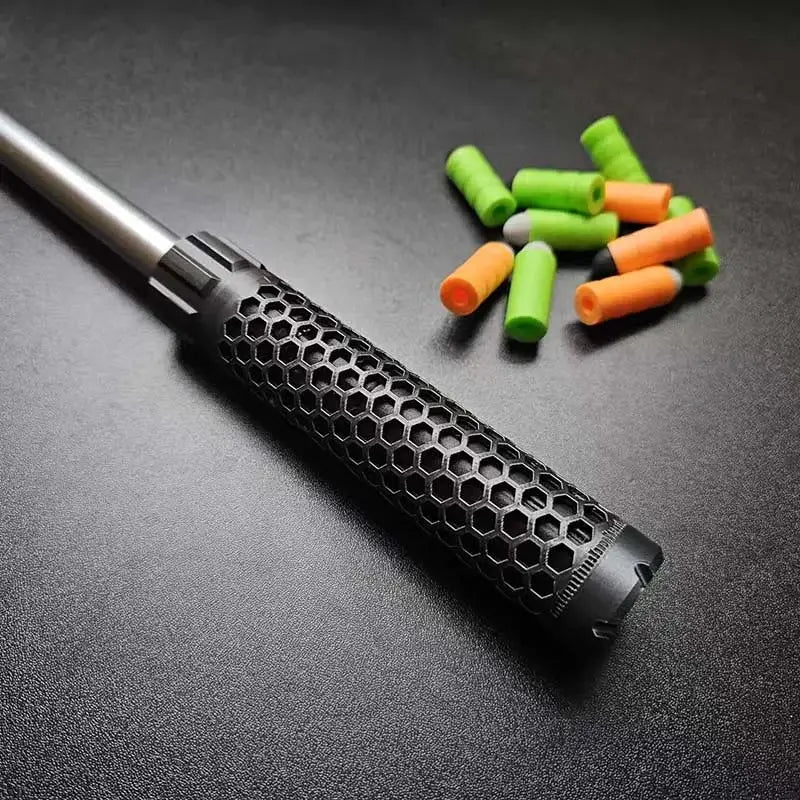 Honeycomb 16mm Nerf Scar Barrel 6/12 String-nerf mod-P320GelBlaster-gray-P320GelBlaster