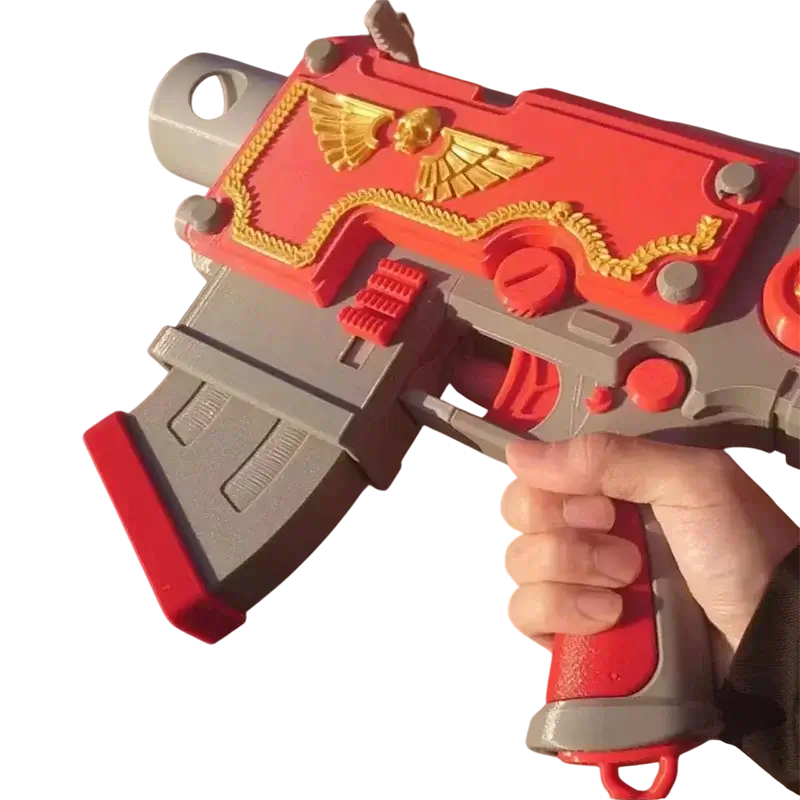 Warhammer Bolt Shell Ejecting Disc Launcher Toy Gun-P320GelBlaster-warhammer disc blaster-P320GelBlaster