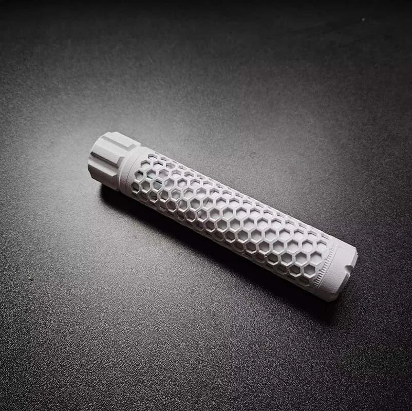 Honeycomb 16mm Nerf Scar Barrel 6/12 String-nerf mod-P320GelBlaster-white-P320GelBlaster