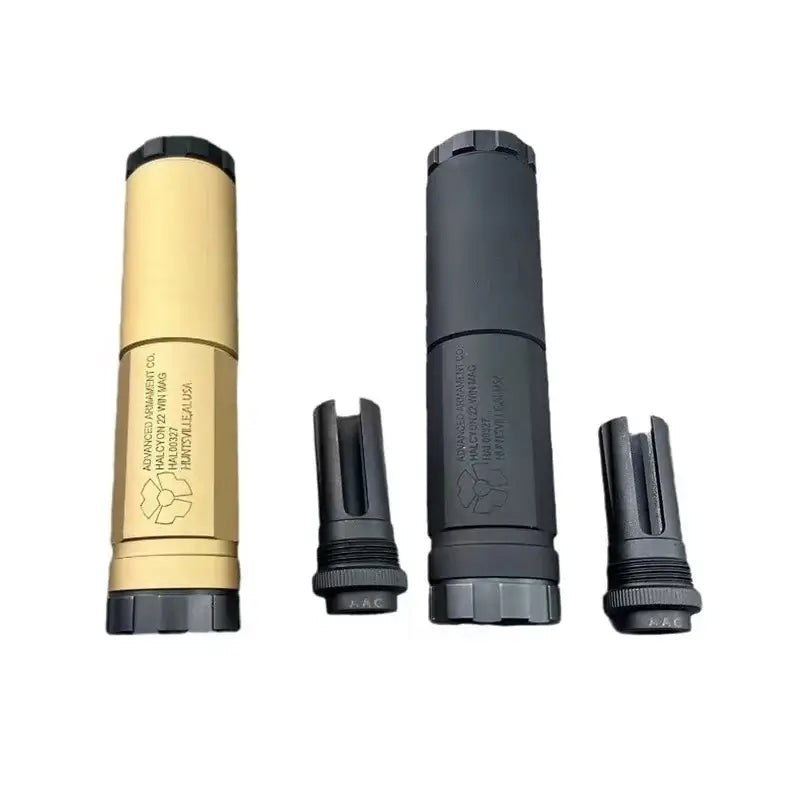 AAC Halcyon Steel 14mm CCW Suppressor-P320GelBlaster-P320GelBlaster