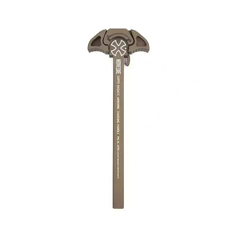 Aluminum Alloy Metal Charging Handle for ATM Gearbox-P320GelBlaster-Noveske n4 tan-P320GelBlaster