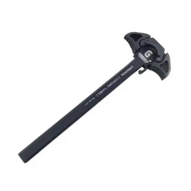 Aluminum Alloy Metal Charging Handle for ATM Gearbox-P320GelBlaster-Geissele black-P320GelBlaster