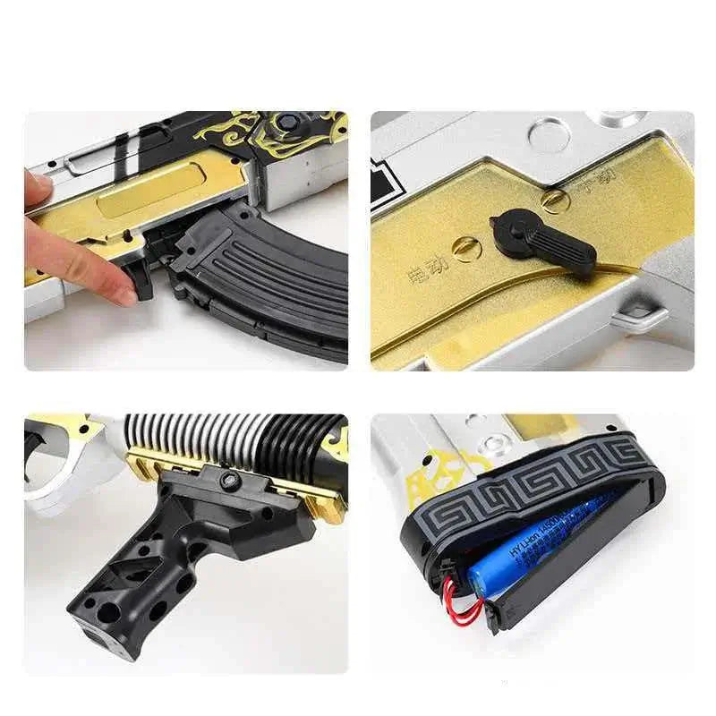 Pistola eléctrica Bullpup Orbeez QBZ-95 Graffiti con cargador