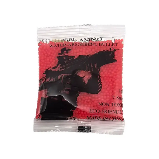 7-8mm Frost Super Hardened Red Gel Balls-P320GelBlaster-1 pack-P320GelBlaster