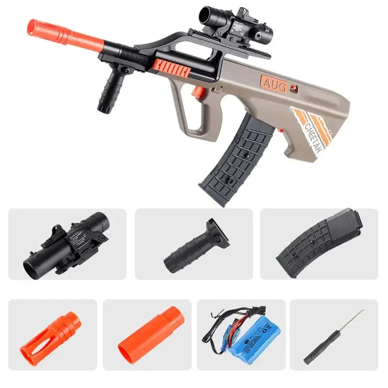 TZ AUG Electric Automatic Foam Dart Blaster-m416gelblaster-Tan-P320GelBlaster