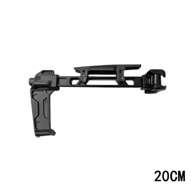 Si Ambidextrous Picatinny Rail Mount Folding Buttstock-P320GelBlaster-P320GelBlaster