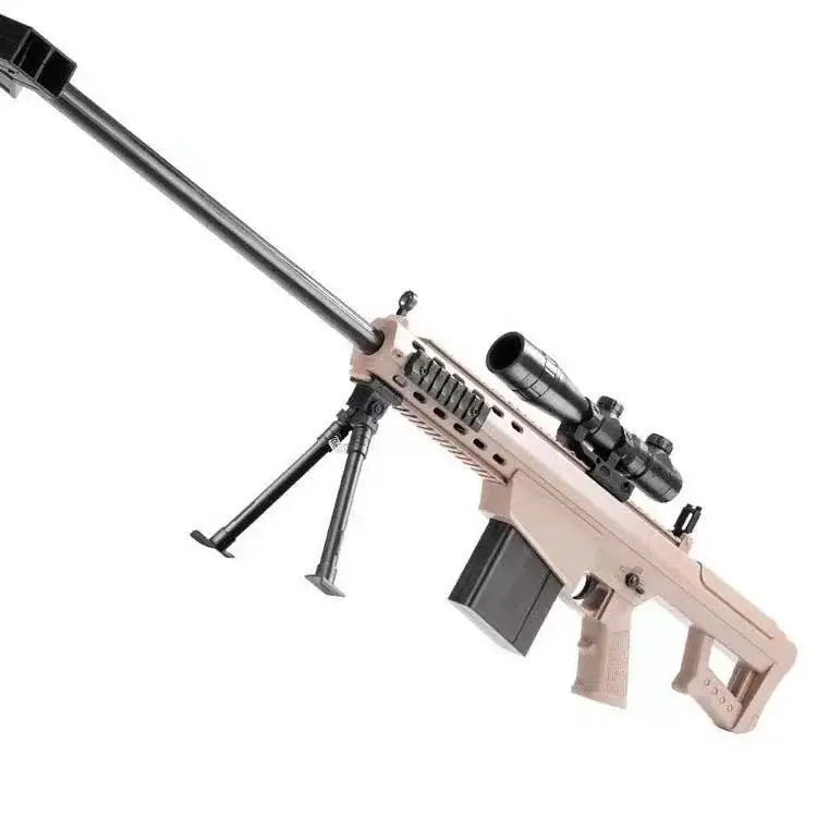 Barrett M82A1 Electric Automatic Sniper Gel Ball Gun-P320GelBlaster-tan-P320GelBlaster