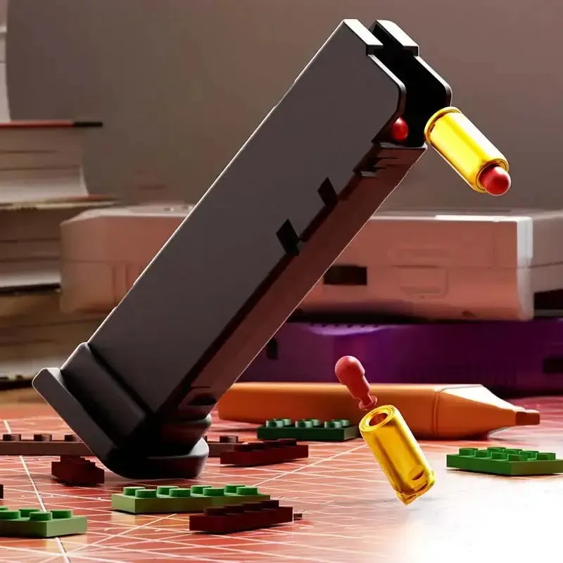 Diy Building Blocks Blowback Shell Ejection Toy Gun-P320GelBlaster-P320GelBlaster