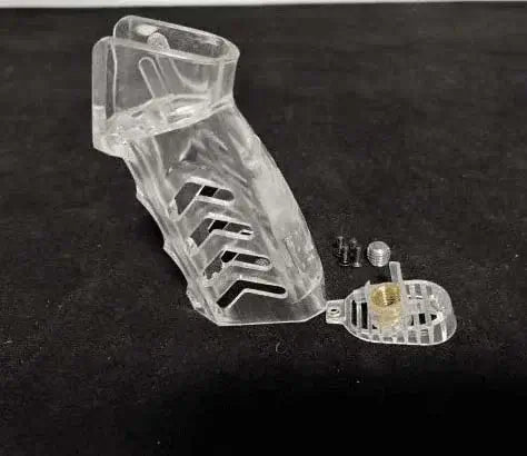 F1 Preto Skeleton Pistol Grip-P320GelBlaster-clear-P320GelBlaster