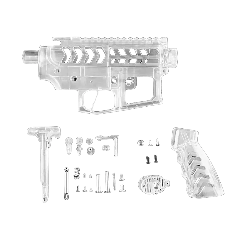 M4 Gel Blaster Clear Receiver Shell Kit-P320GelBlaster-P320GelBlaster