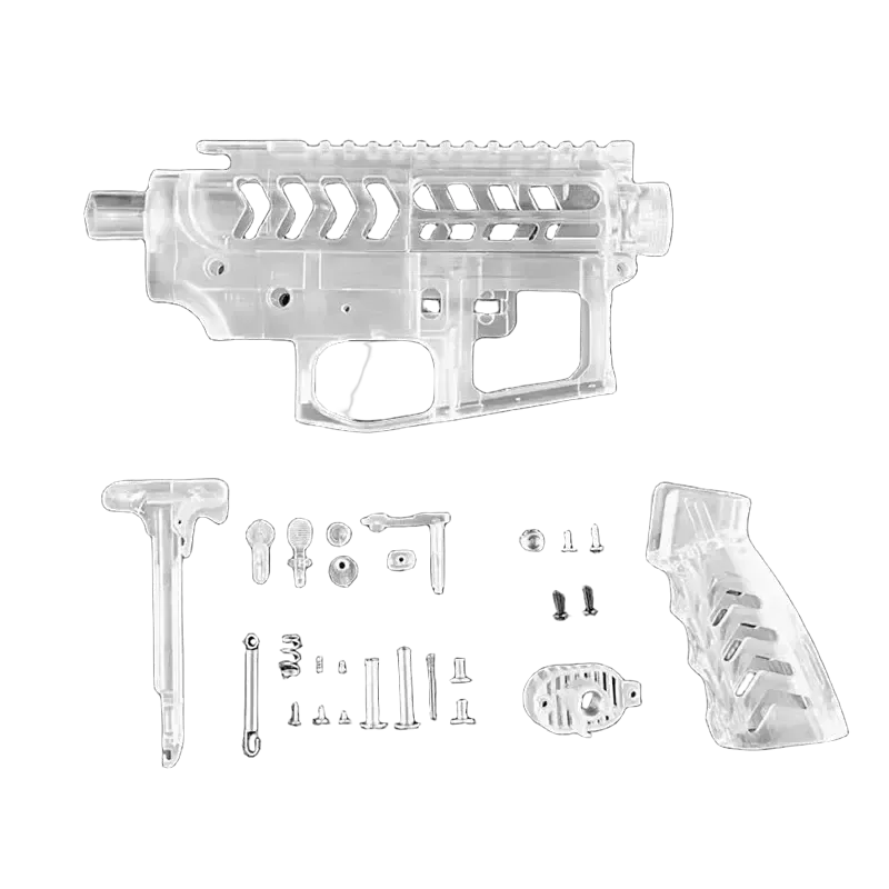 M4 Gel Blaster Clear Receiver Shell Kit-P320GelBlaster-P320GelBlaster