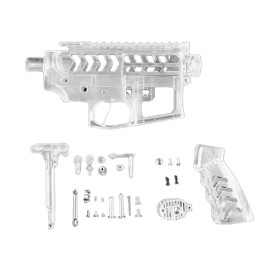 M4 Gel Blaster Clear Receiver Shell Kit-P320GelBlaster-P320GelBlaster