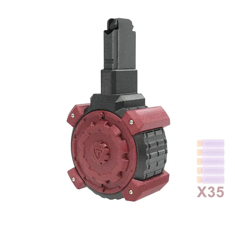FaCai Wealth T04 Pump Action 3D Printed Nerf Shotgun Blaster-P320GelBlaster-extra drum mag-P320GelBlaster