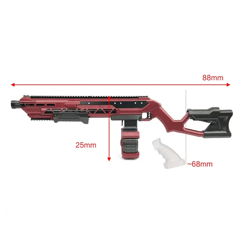 FaCai Wealth T04 Pump Action 3D Printed Nerf Shotgun Blaster-P320GelBlaster-P320GelBlaster