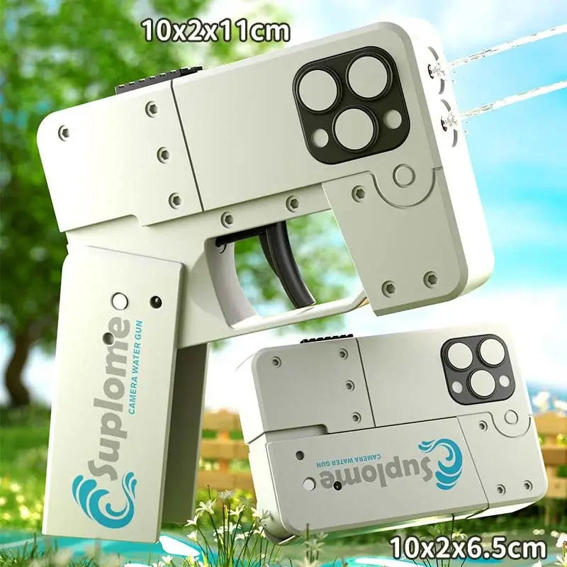 Folding Manual Semi-Auto Mini Water Gun Phone-P320GelBlaster-white-P320GelBlaster