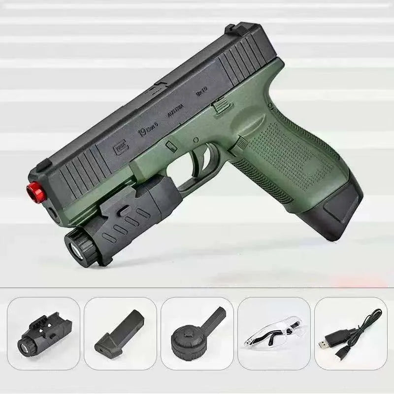 Handi G17 Gen5 Blowback High Rate of Fire Gel Blaster-P320GelBlaster-green-P320GelBlaster