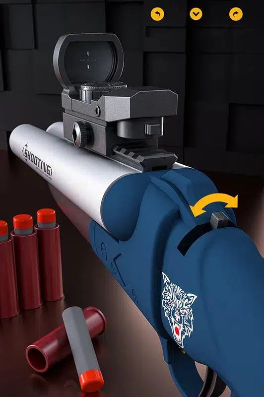 S686 Sawed Off Dart Blaster w/ Ejecting Shells-foam blaster-Biu Blaster-Biu Blaster