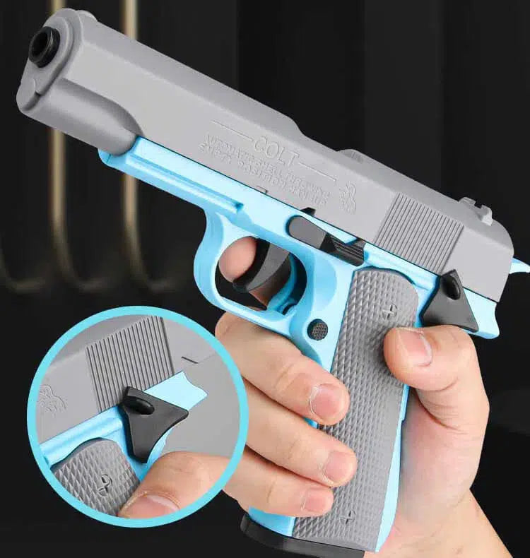 Colt 1911 Toy Gun Shell Ejecting Semi Auto Blaster-m416gelblaster-m416gelblaster