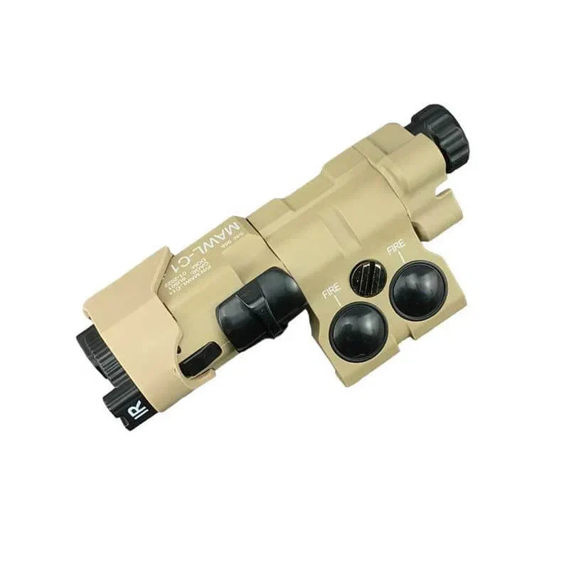 MAWL-C1+ Nylon IR Illuminator / Visible Green Laser Aming Device-m416gelblaster-tan-m416gelblaster