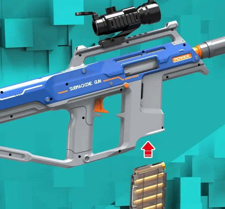 MK5 Manual Action Shell Eject Mag-Fed Foam Dart Gun-P320GelBlaster-P320GelBlaster