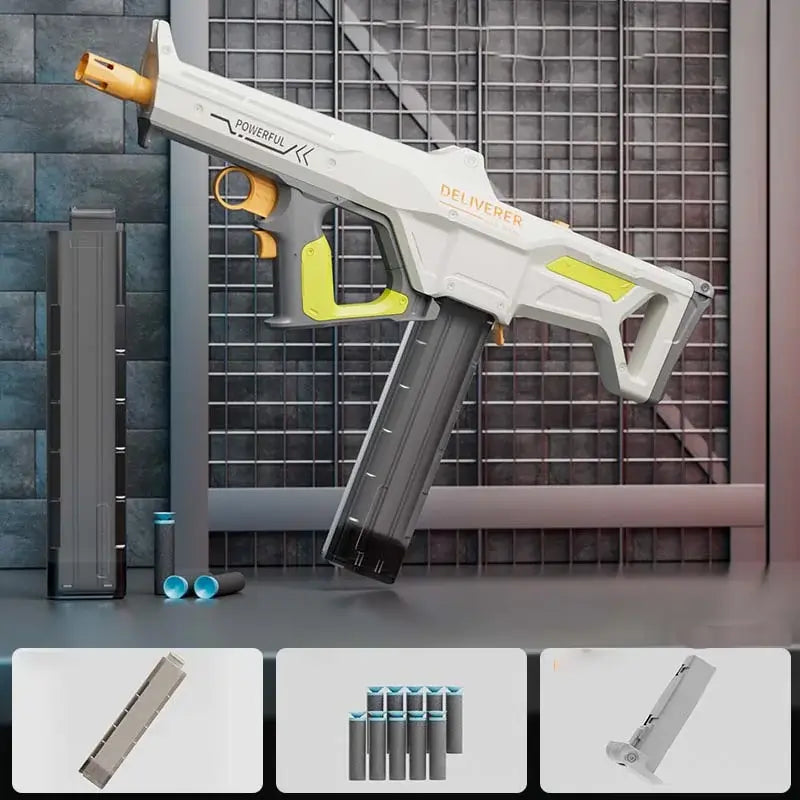 MP85C Electric Full Auto Bullpup Foam Dart Blaster-P320GelBlaster-with 1 mag-P320GelBlaster
