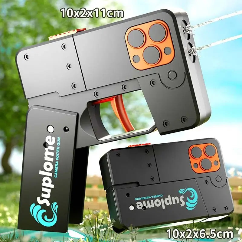 Folding Manual Semi-Auto Mini Water Gun Phone-P320GelBlaster-black-P320GelBlaster