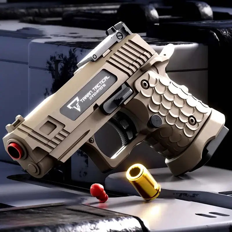 Mini TTi 2011 Shell Ejection Semi Auto Toy Gun-P320GelBlaster-tan-P320GelBlaster