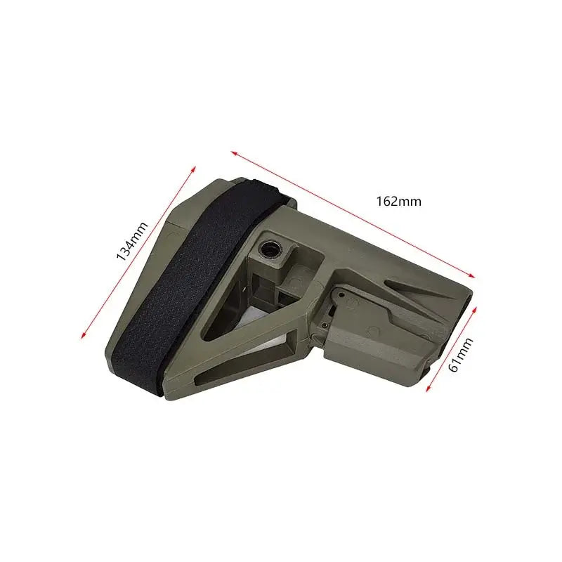 SBA5 Pistol Stabilizing Brace Buttstock-P320GelBlaster-green-P320GelBlaster
