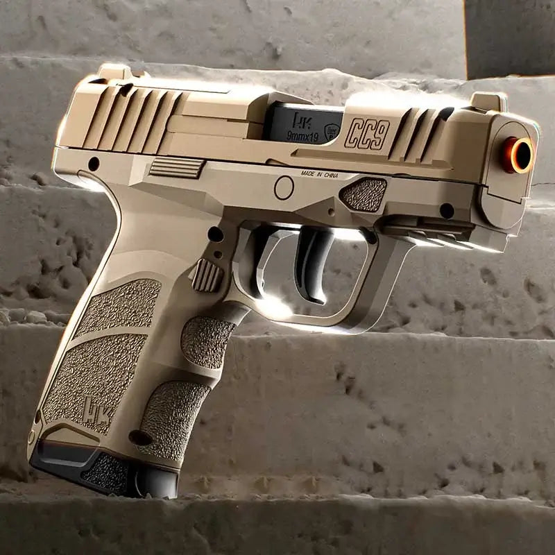 HK CC9 Shell Ejecting Soft Bullet Gun Kids Toy-P320GelBlaster-tan-P320GelBlaster