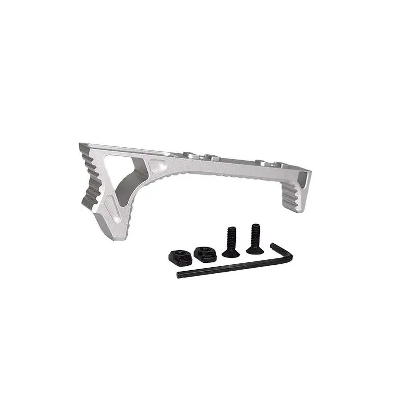 Metal Curved Foregrip for M-Lok or Keymod-P320GelBlaster-M-lok silver-P320GelBlaster