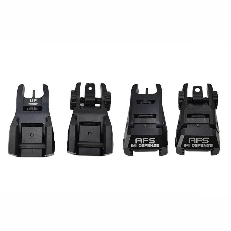 IMI Defense AFS Metal Flip Up Front Rear Sights-P320GelBlaster-P320GelBlaster
