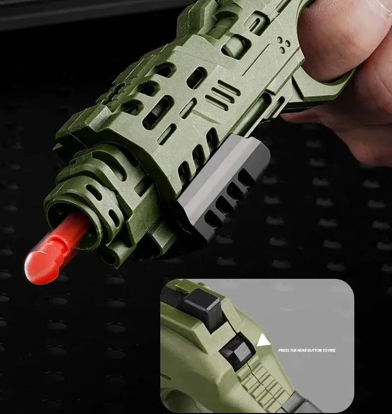 TZ Mini Shotgun Soft Bullet Blaster Handheld EDC Fidget Toy-P320GelBlaster-P320GelBlaster