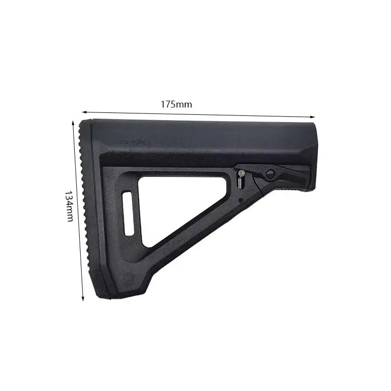 MOE RL AR15 Carbine Nylon Buttstock Collapsible-P320GelBlaster-black-P320GelBlaster