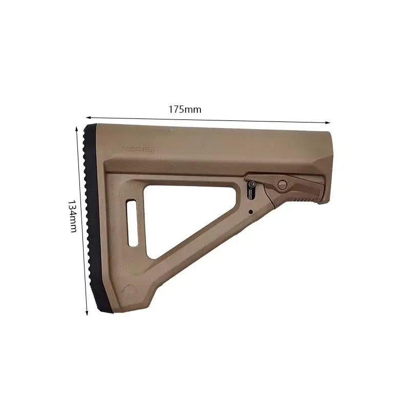 MOE RL AR15 Carbine Nylon Buttstock Collapsible-P320GelBlaster-tan-P320GelBlaster