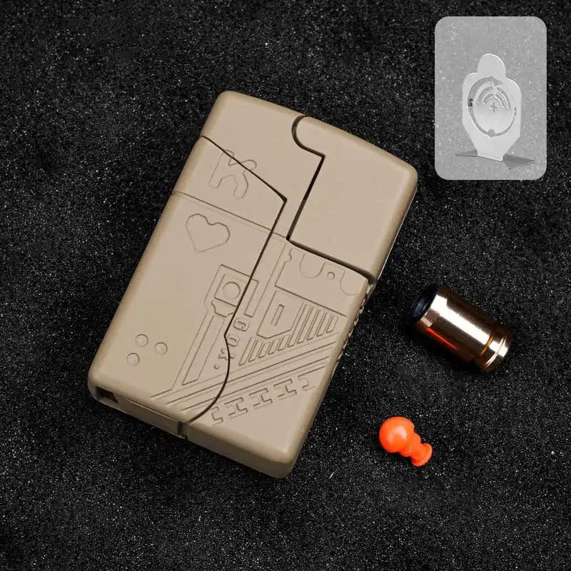 Agent Fire Metal Folding Lighter Soft Bullet Gun-P320GelBlaster-tan-P320GelBlaster