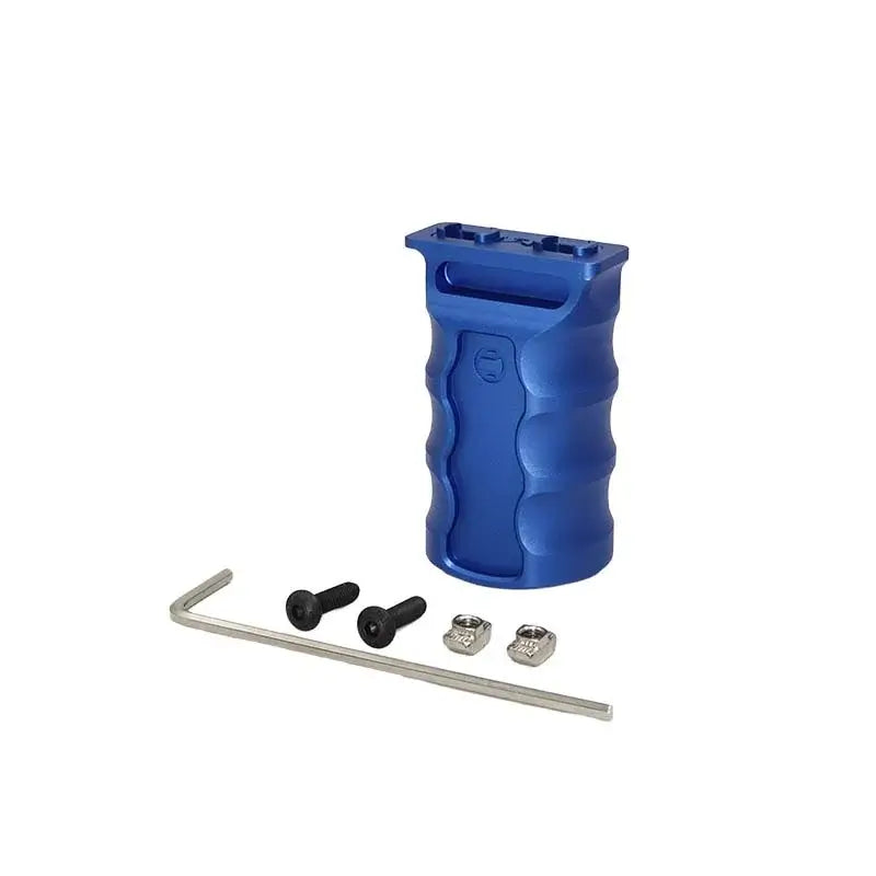 Railscales M-Lok Keymod Vertical Metal Foregrip-P320GelBlaster-blue-P320GelBlaster