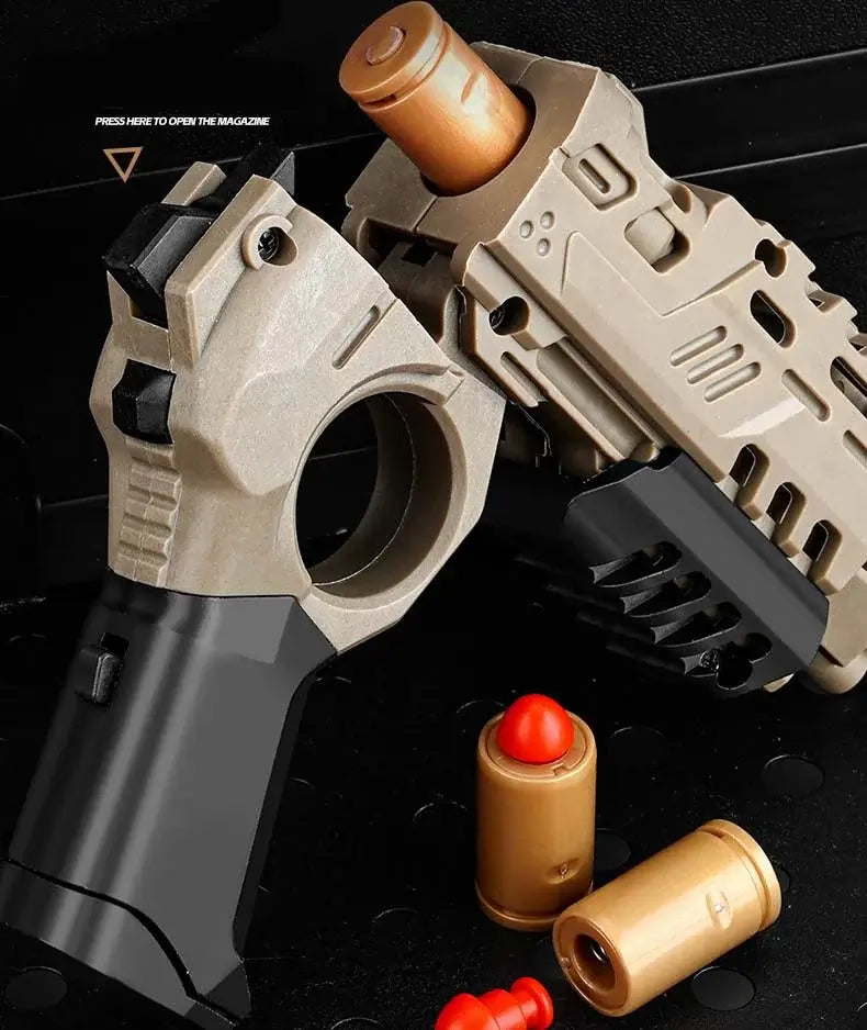 TZ Mini Shotgun Soft Bullet Blaster Handheld EDC Fidget Toy-P320GelBlaster-P320GelBlaster