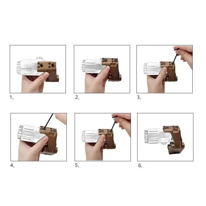 Unity G44 G43 Flip To Center QD Magnifier Mount-P320GelBlaster-P320GelBlaster