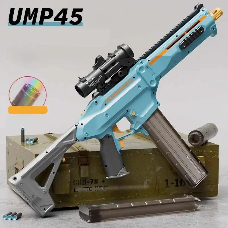 UMP45 Electric Auto High Speed Foam Dart Blaster