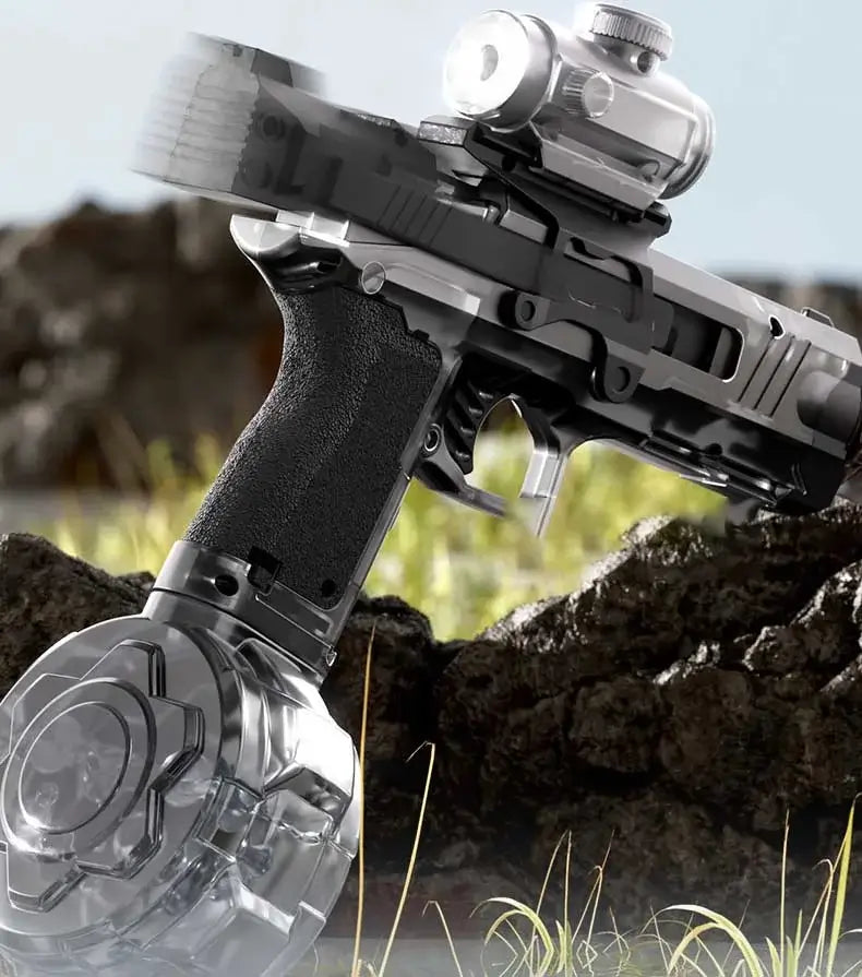 Ice Mouse Electric Blowback Pistol Water Blaster with Light Muzzle-P320GelBlaster-P320GelBlaster