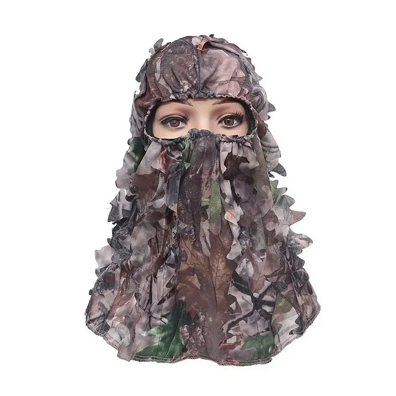 Camouflage Full Face Leafy Tactical Mask-玩具/游戏-P320GelBlaster-maple leaf-P320GelBlaster