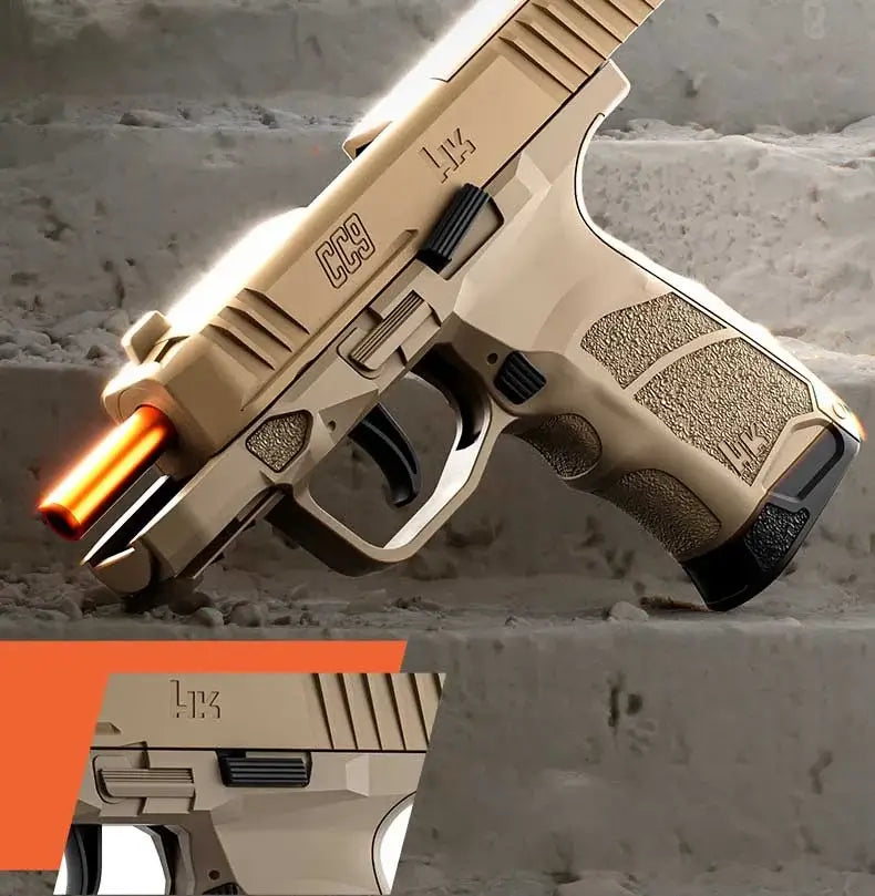 HK CC9 Shell Ejecting Soft Bullet Gun Kids Toy-P320GelBlaster-P320GelBlaster