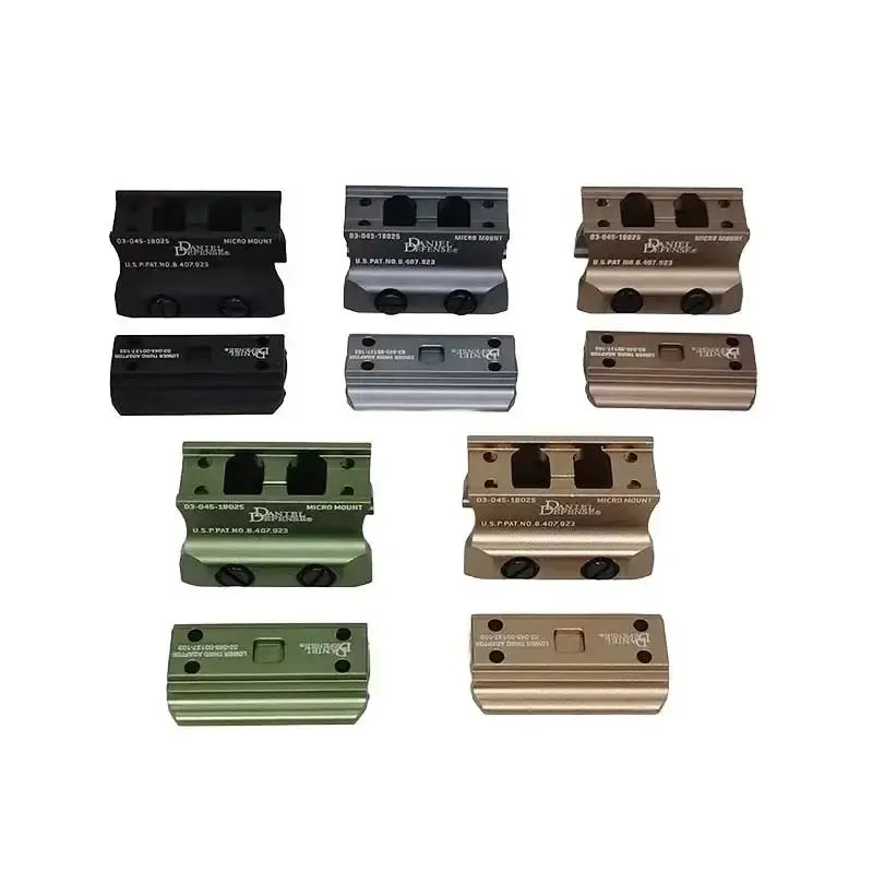 DDE Base Metal Micro Riser Mount Red Dot Magnifier Heightener-P320GelBlaster-P320GelBlaster