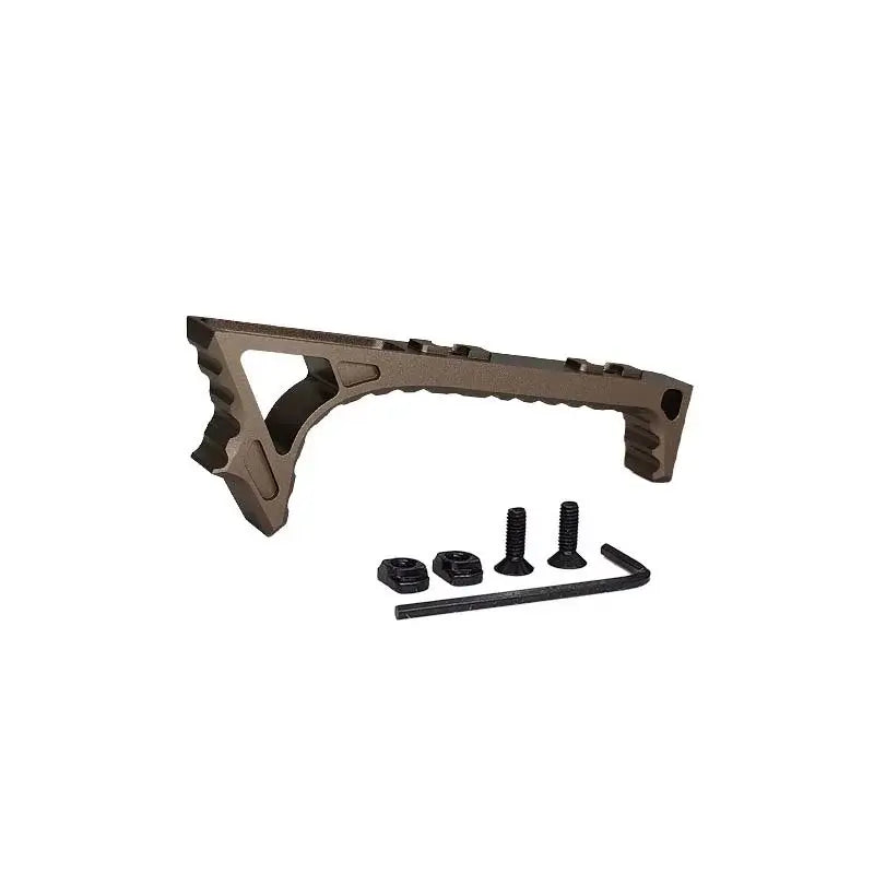 Metal Curved Foregrip for M-Lok or Keymod-P320GelBlaster-M-lok tan-P320GelBlaster