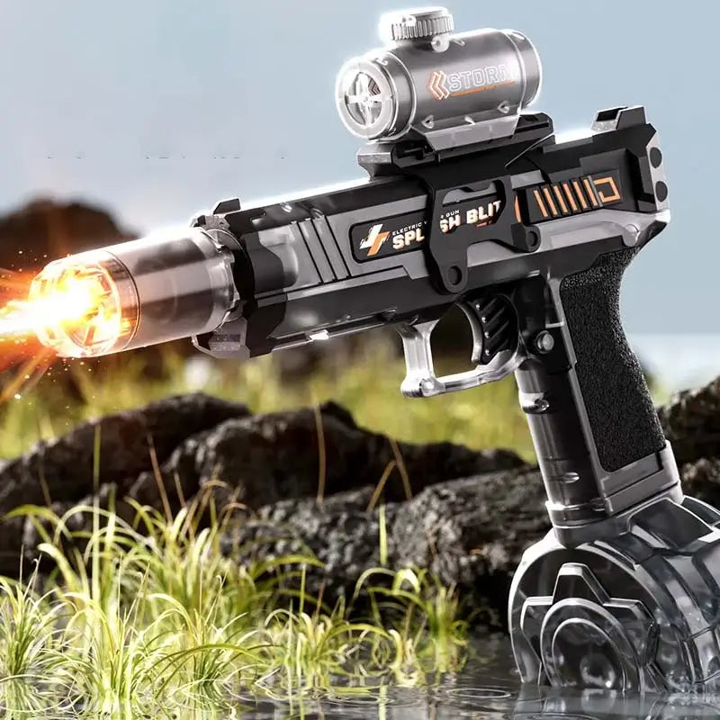 Ice Mouse Electric Blowback Pistol Water Blaster with Light Muzzle-P320GelBlaster-P320GelBlaster
