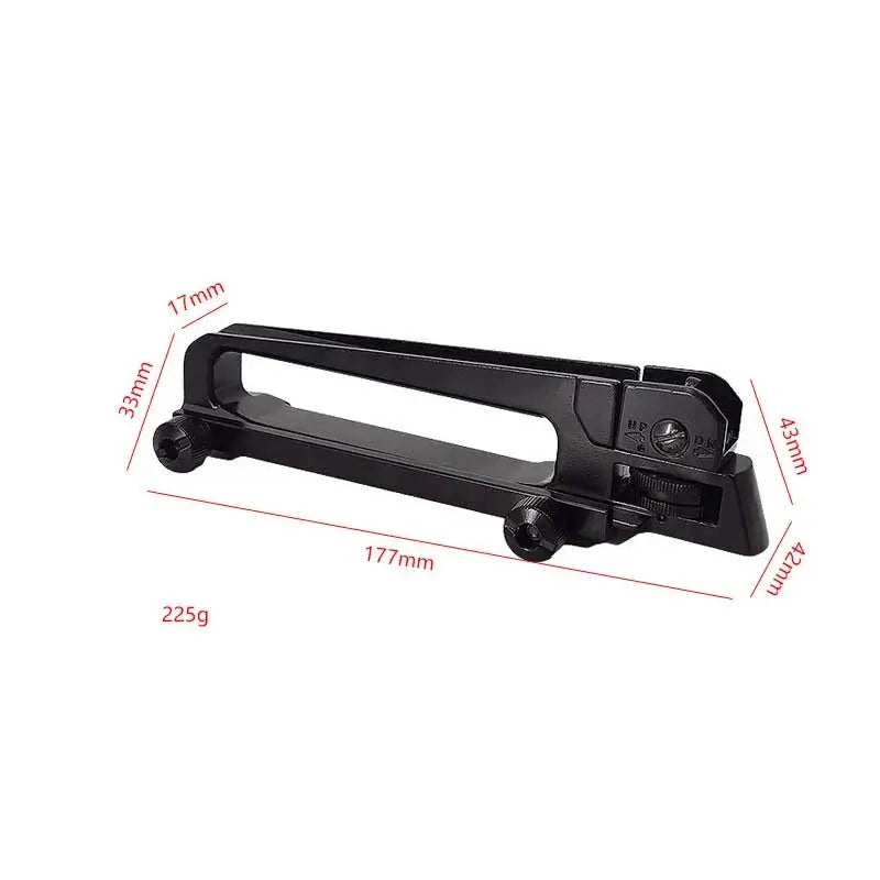 M4 M16 Metal Upper Carry Handle with Iron Sight-P320GelBlaster-P320GelBlaster