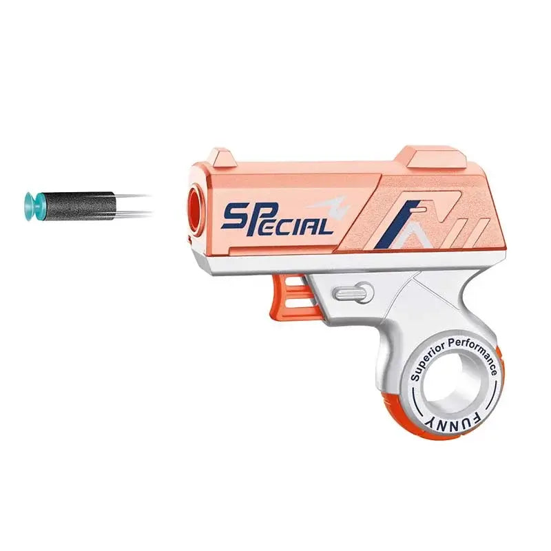 Mini Foam Dart Blaster Fidget Foldable Toy Gun-P320GelBlaster-ring gold-P320GelBlaster