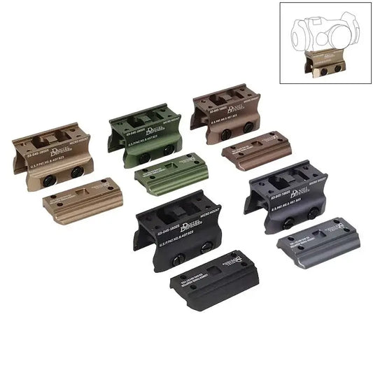 DDE Base Metal Micro Riser Mount Red Dot Magnifier Heightener-P320GelBlaster-P320GelBlaster